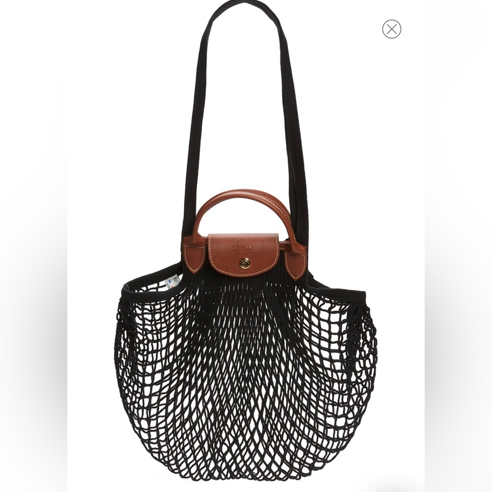 Le Pliage Filet Knit Shoulder Bag LONGCHAMP